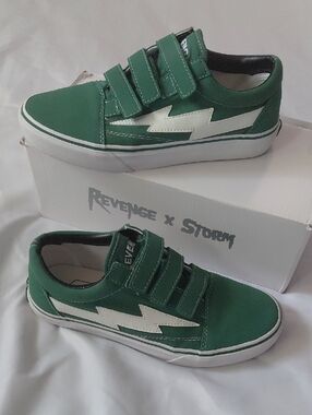 Revenge X Storm Green Velcro Sneaker Size 7